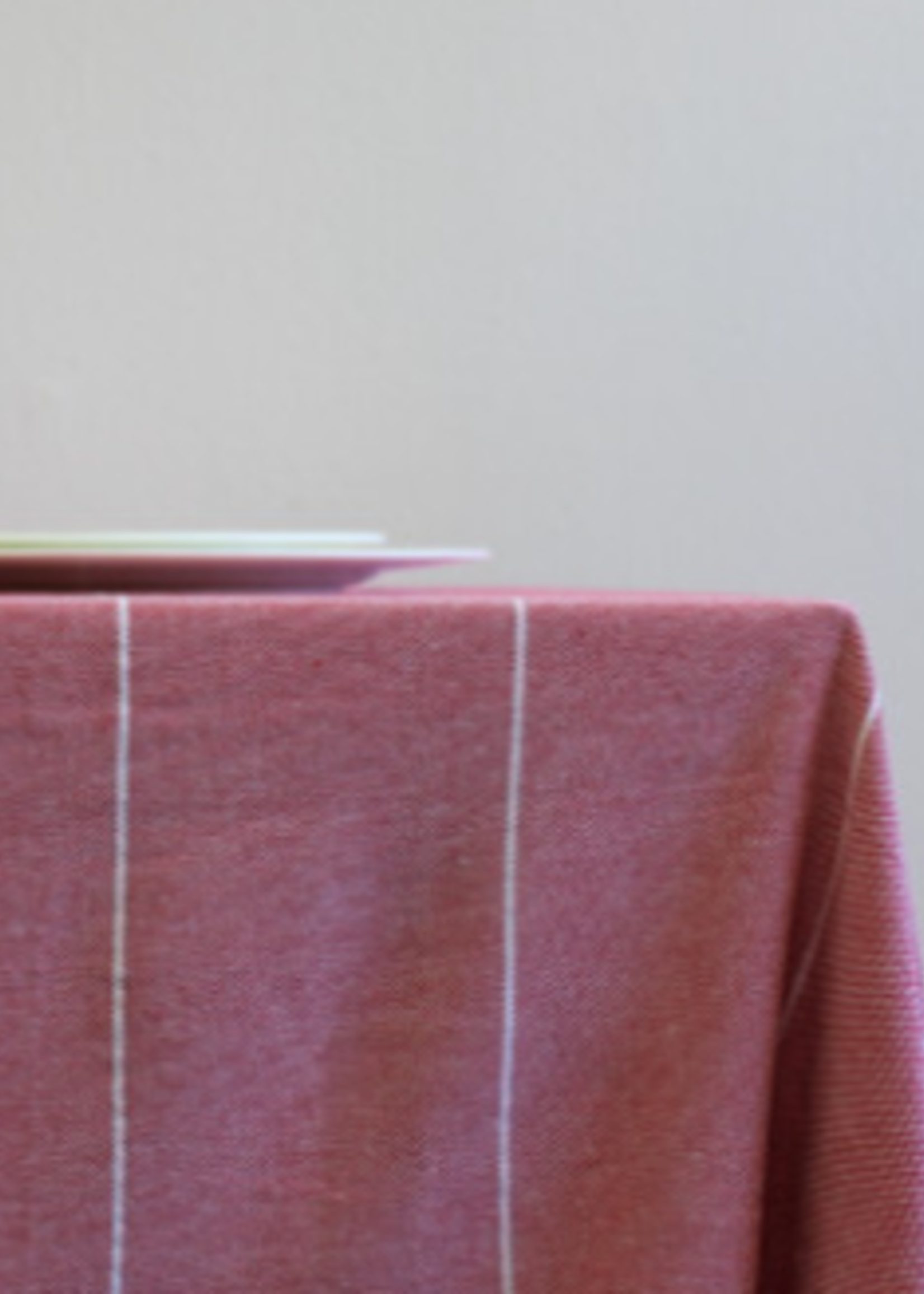 Fabstyles Fouta Tablecloth * 60" x 90" * Red