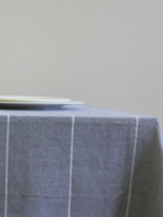 Fabstyles Fouta Tablecloth * 60" x 90" * Grey