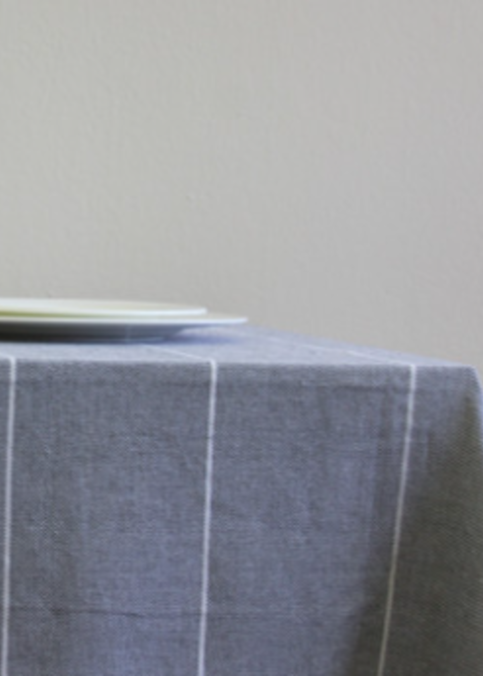 Fabstyles Fouta Tablecloth * 60" x 90" * Grey