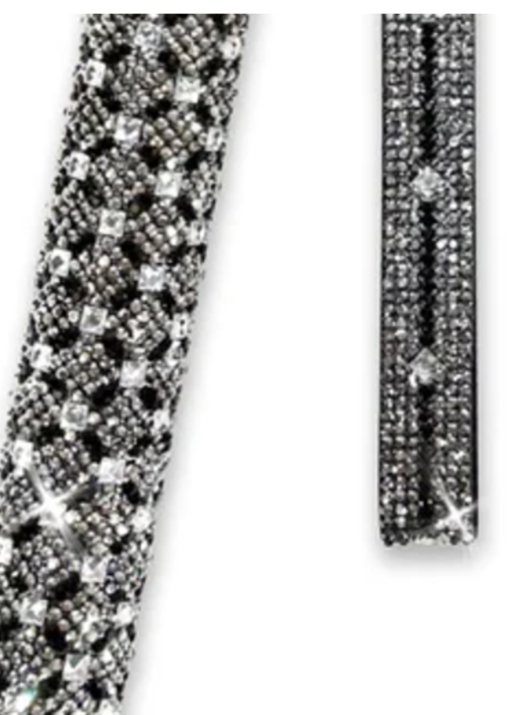 Jacqueline Kent Jacqueline Kent Cane * Little Black Dress * Hematite Cross