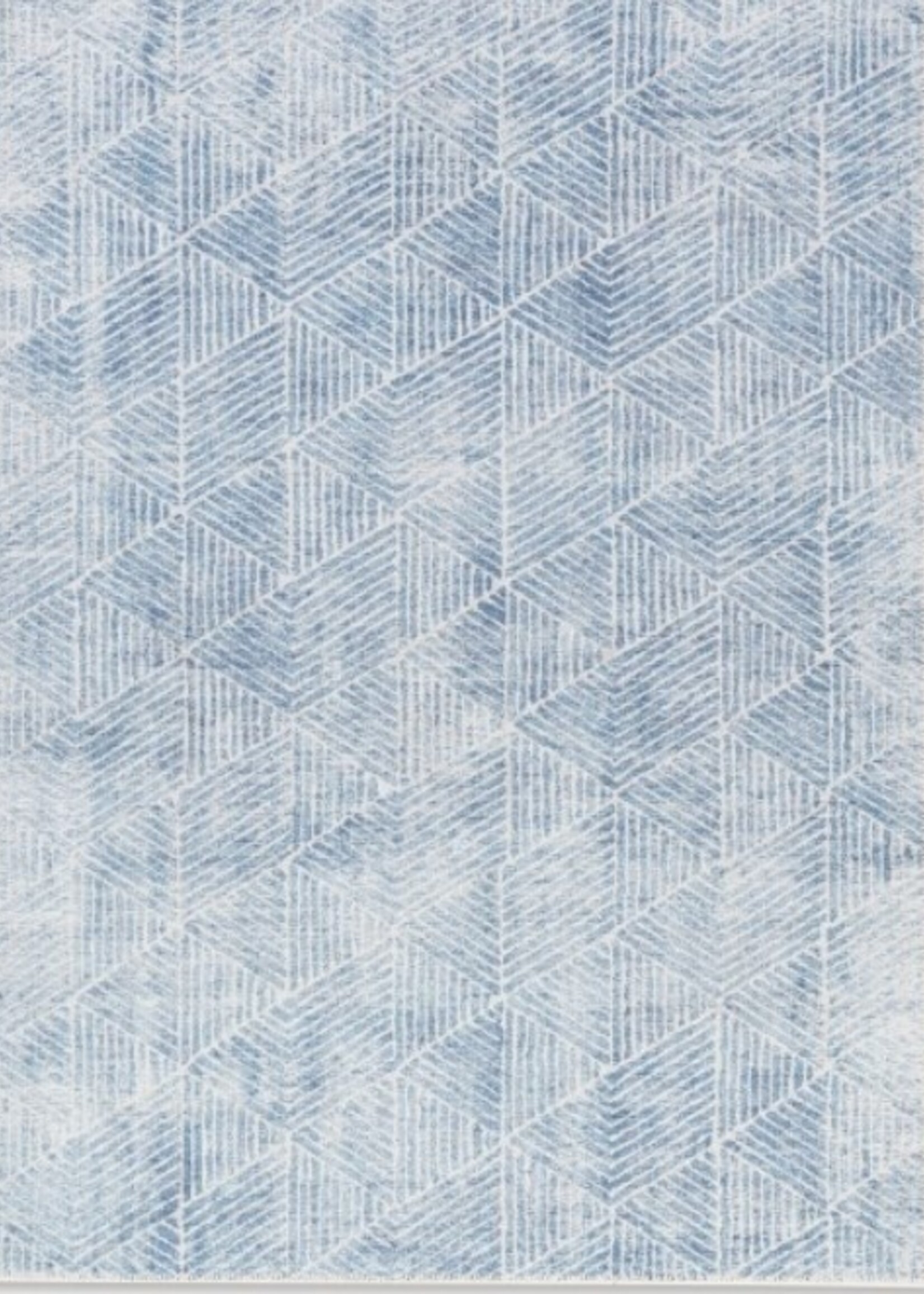 Viana Aura Small Carpet * 3' x 5' * Washable * Blue