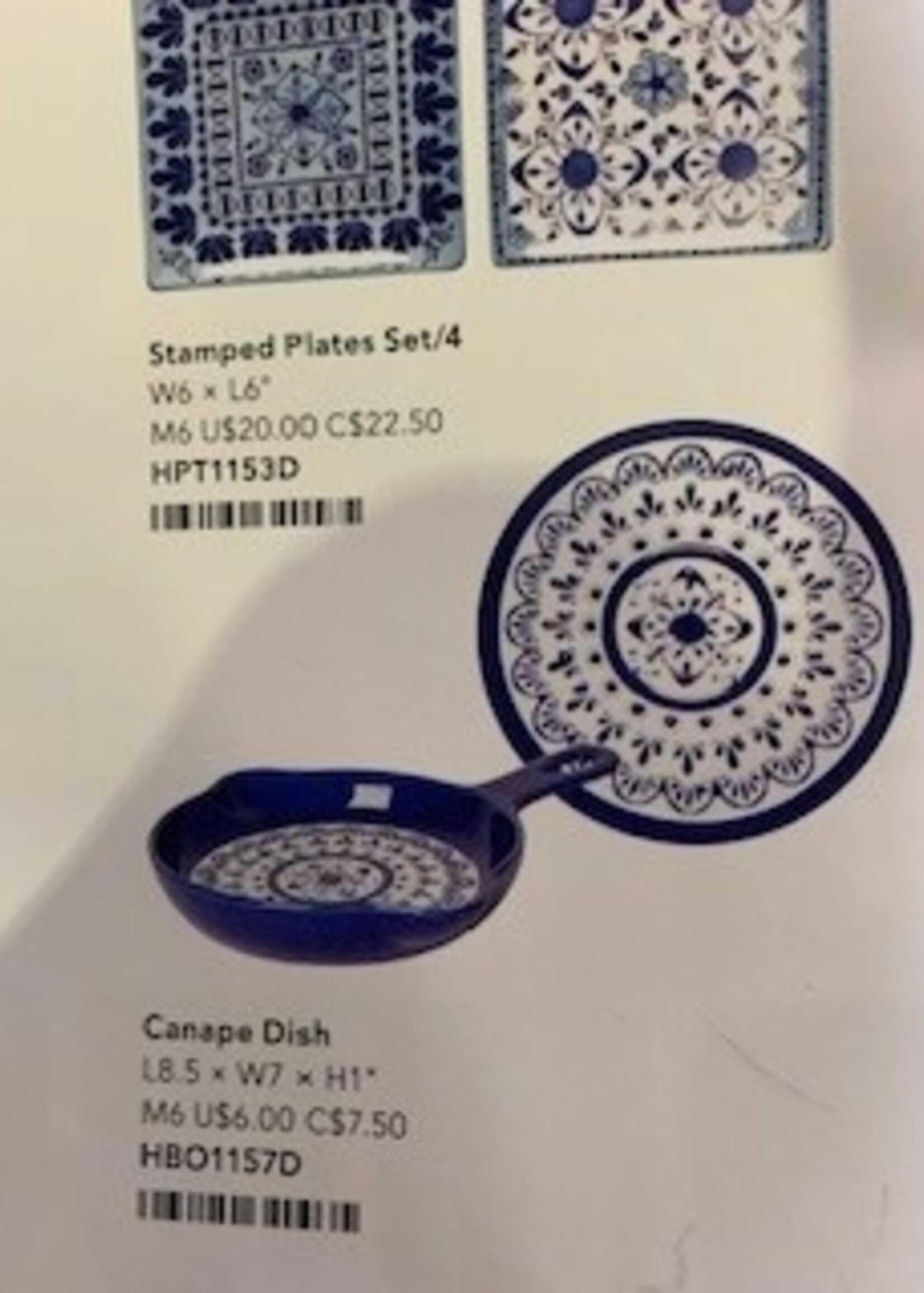 Danica Porto Canape Dish