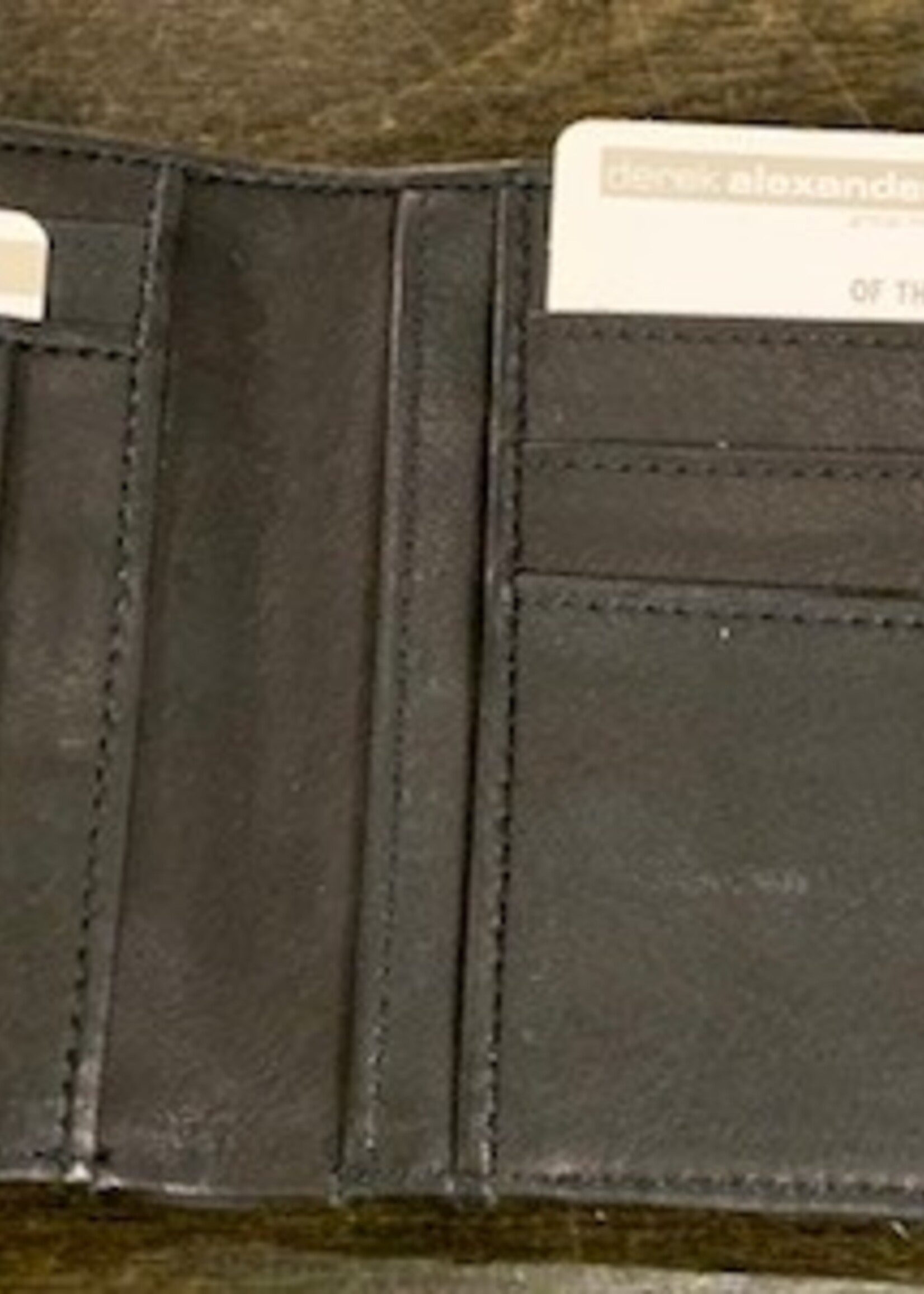 Derek Alexander Derek Alexander FB-1955 Man's Leather Wallet * Black