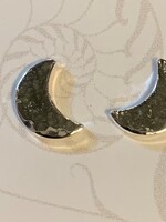 Elements Gallery Moon Stud Ear Rings * All Silver