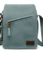 Da Van Small Canvas Shoulder Bag * SB 393A * Turquoise