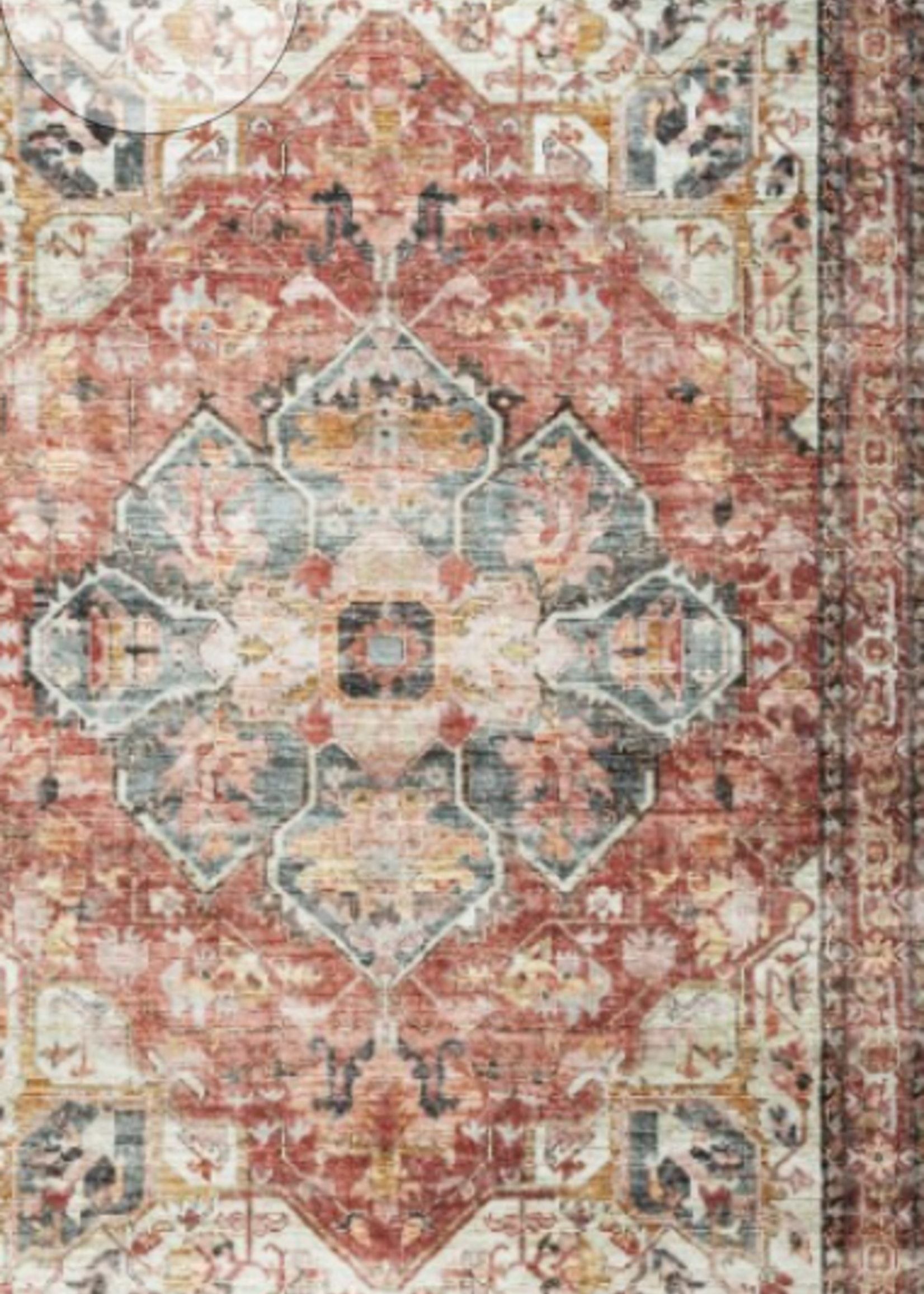 Viana Brio 1000 Area Carpet * Washable * Non-Slip * 2'-6"x7'