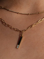 Hackney Nine/Dye Cast Koratia Necklace * Gold