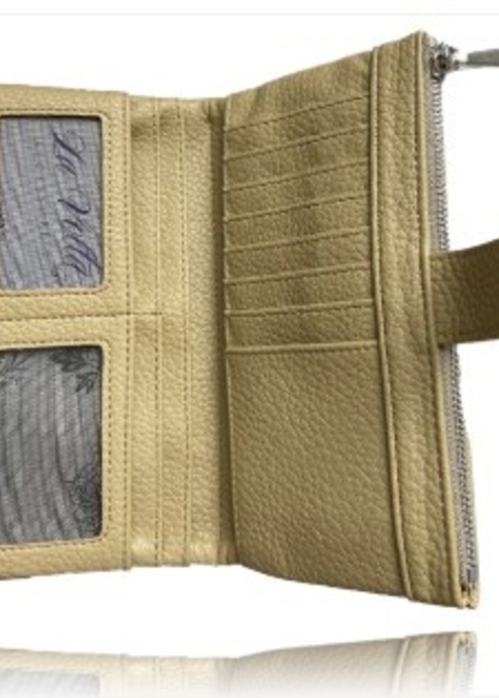 La Volta Jamie Checkbook Wallet * Black