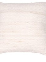 Harman Chindi Solid Pillow * 18" x 18" * Bone
