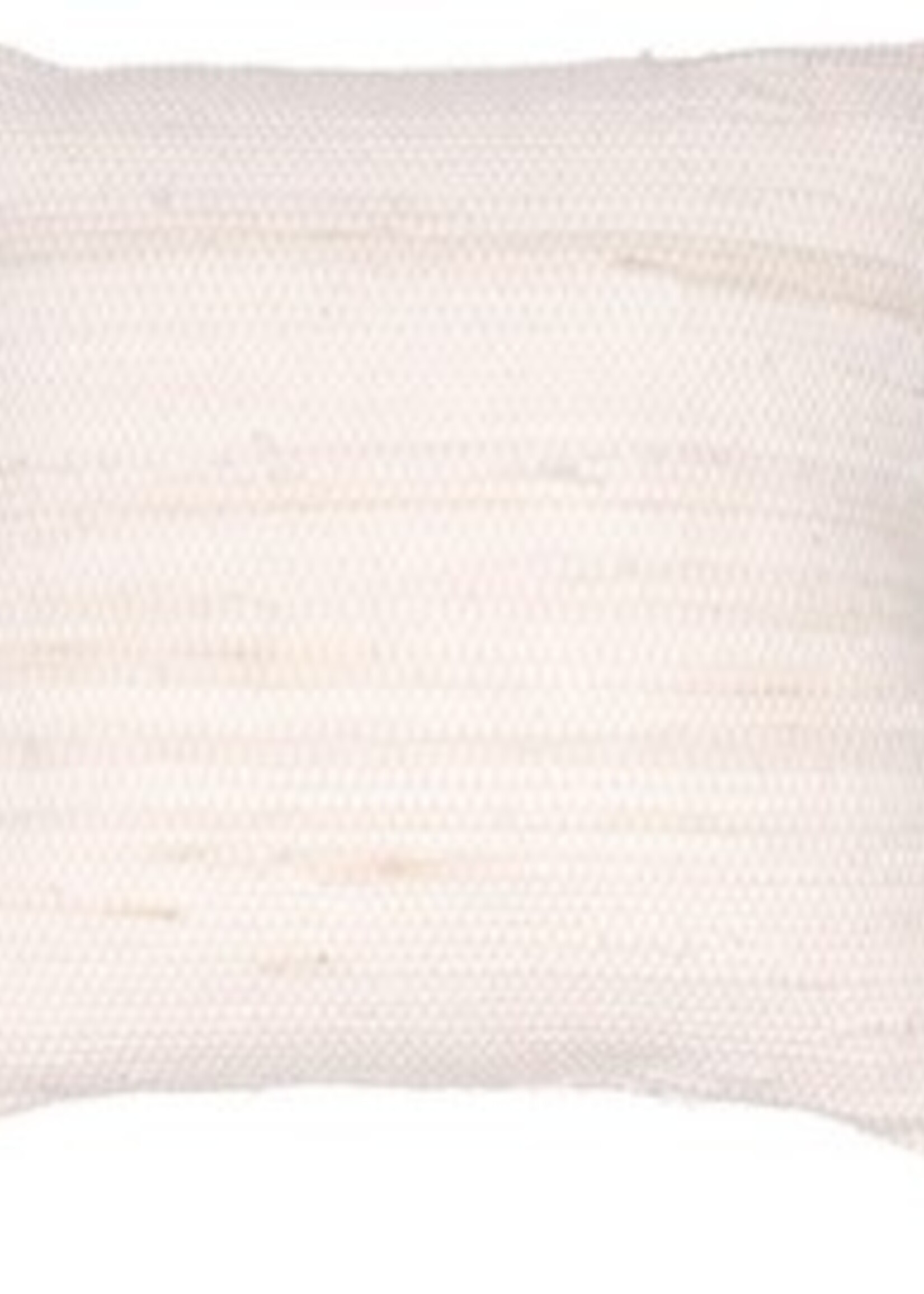 Harman Chindi Solid Pillow * 18" x 18" * Bone