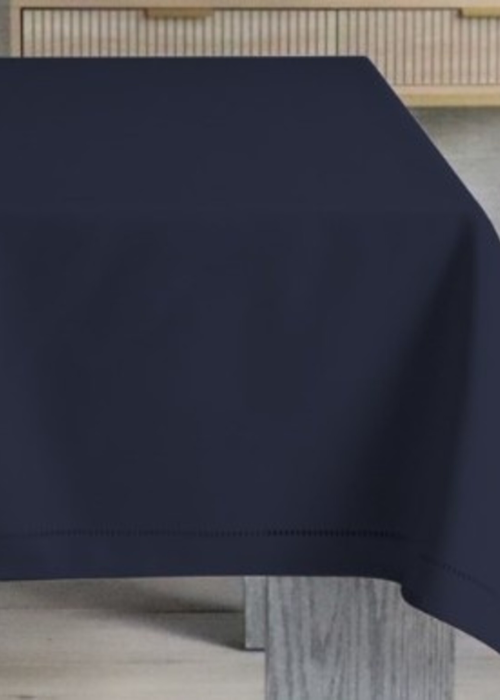 Harman Hemstitch Table Cloth * 60" x 120" * Navy