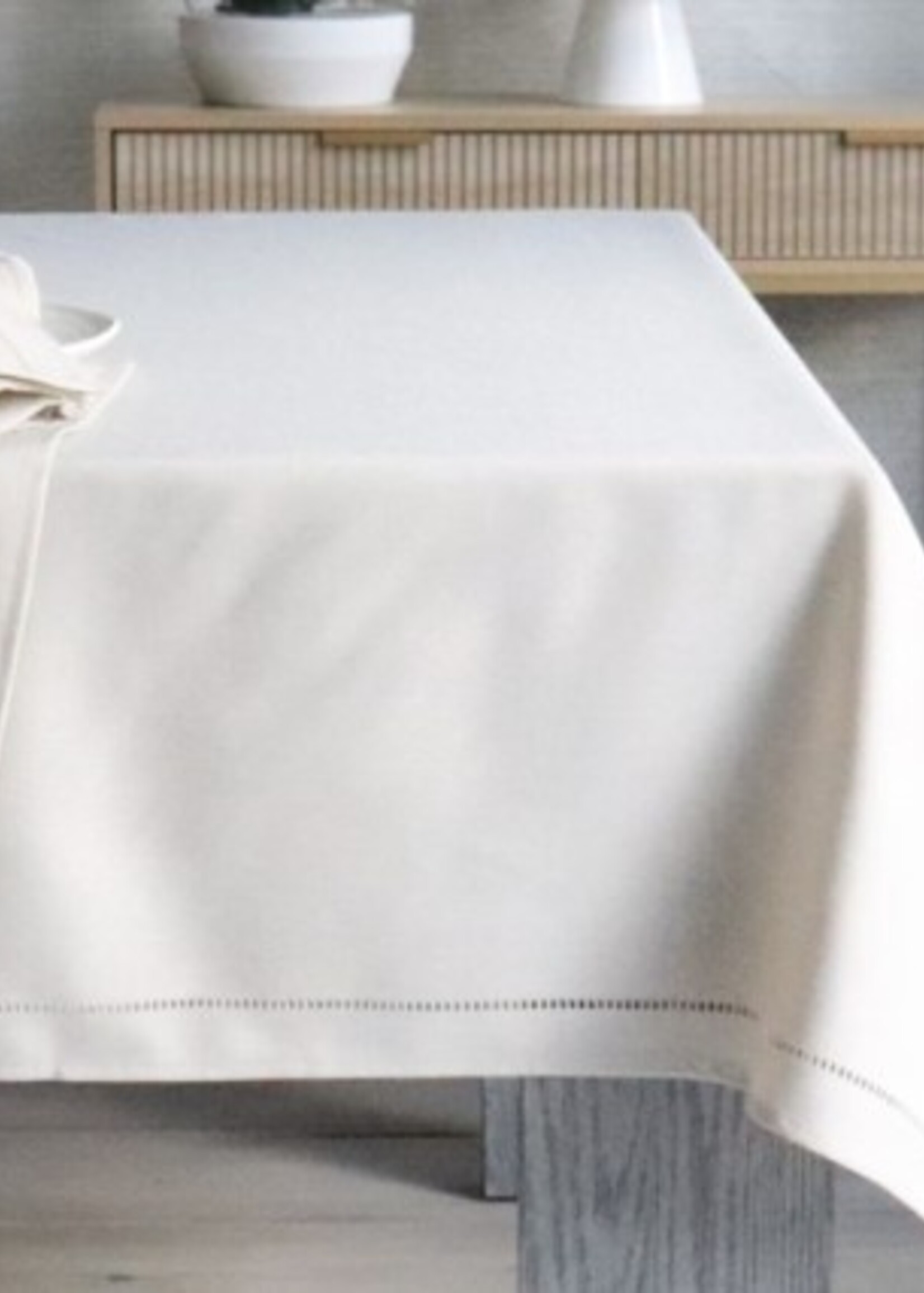 Harman Hemstitch  Cloth * 70" Round * Linen