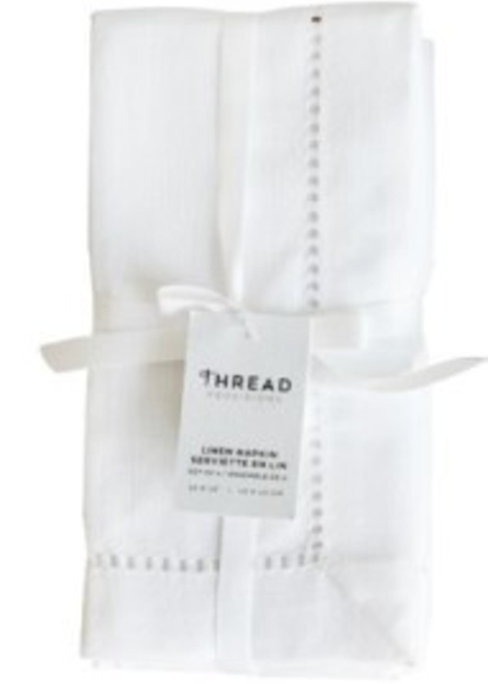 Harman Hemstitch Napkin * 18" x 18" * Set /4 * LInen
