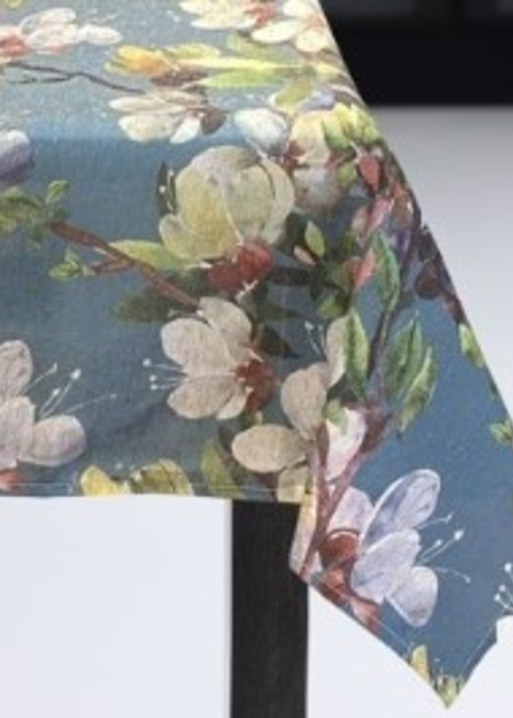 Harman Magnolia Table Cloth * Blue * 60" x 90"