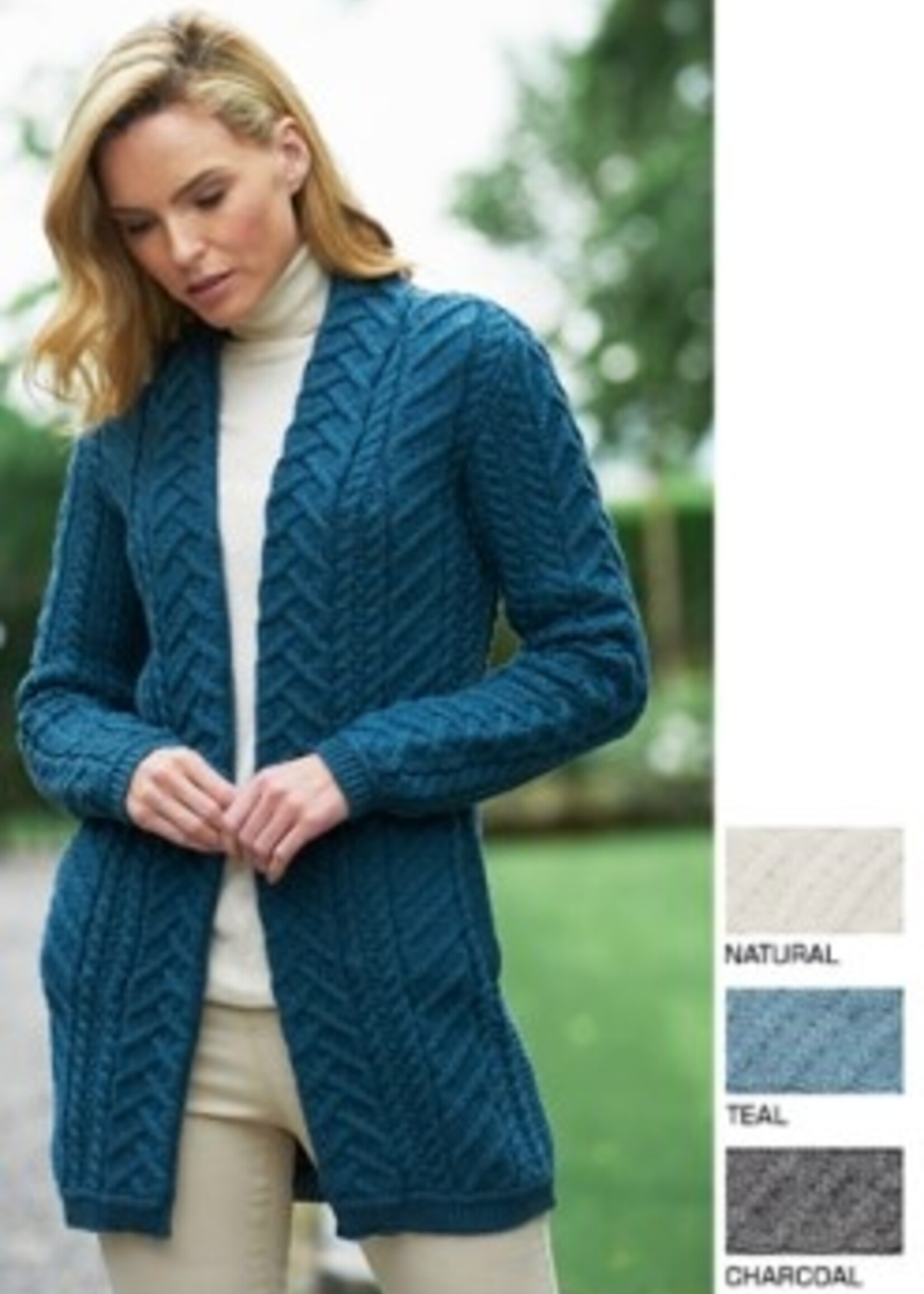 British & Irish Imports Bandon Edge to Edge X4693 * Teal * Medium
