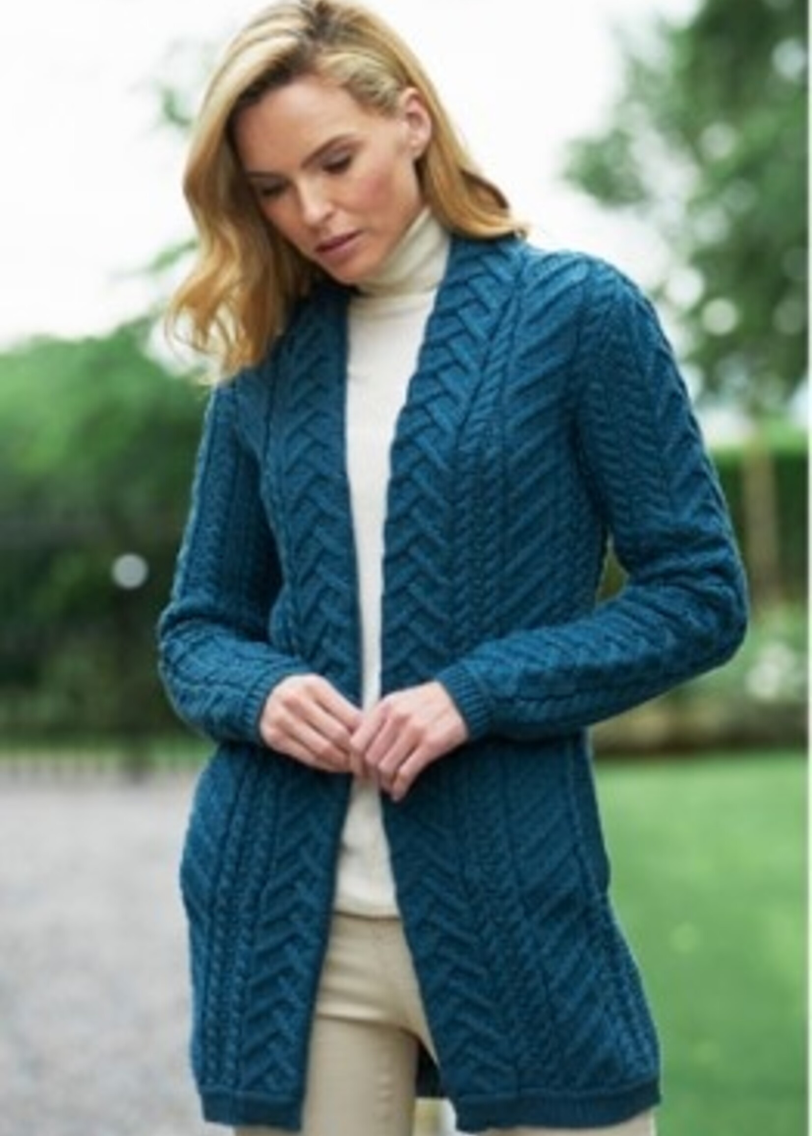 British & Irish Imports Bandon Edge to Edge X4693 * Teal * Small