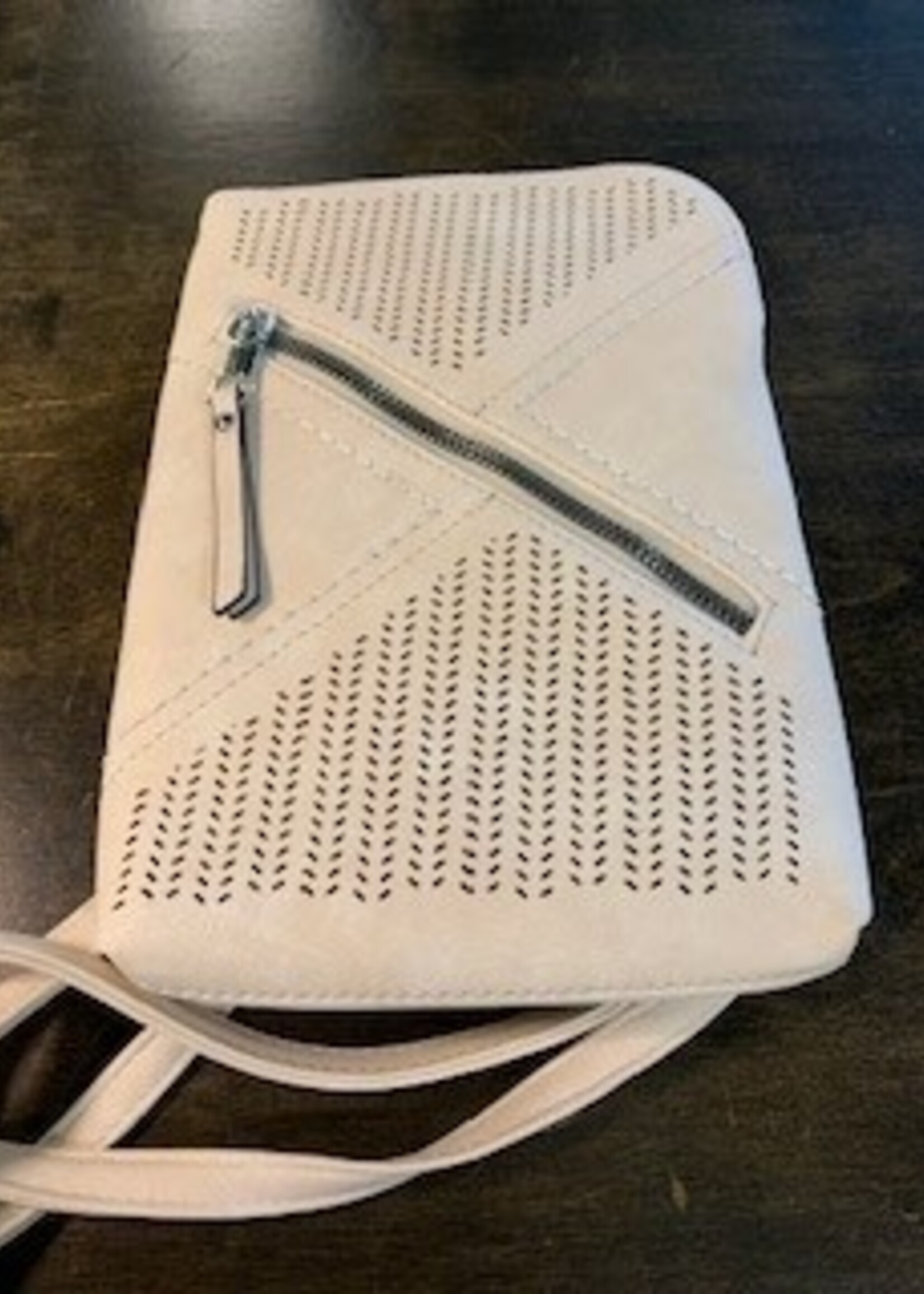 Darling Darling  Suede Finish Small Crossbody * Off White