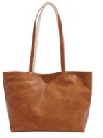 SQ Brooke Two in ONe Reversible Tote * Camel & Almond Milk