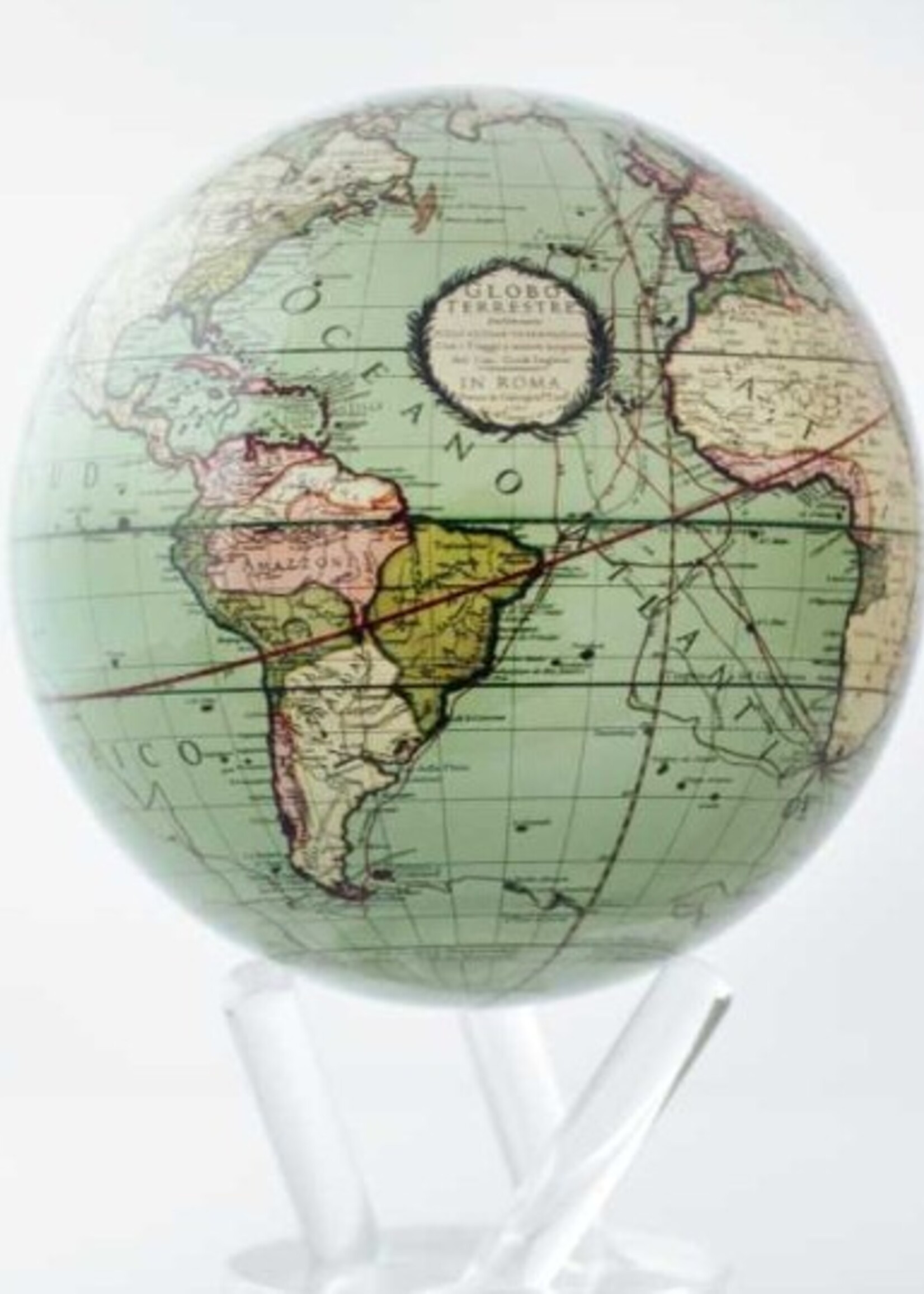 Mova Globes Mova Globe Antique Terresrtial * Green * 4.5"