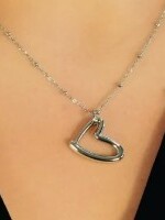 Hackney Nine/Dye Cast Smitten  Necklace * Silver