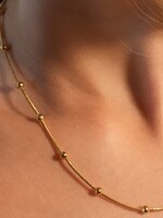 Hackney Nine/Dye Cast Makaria Necklace * Gold