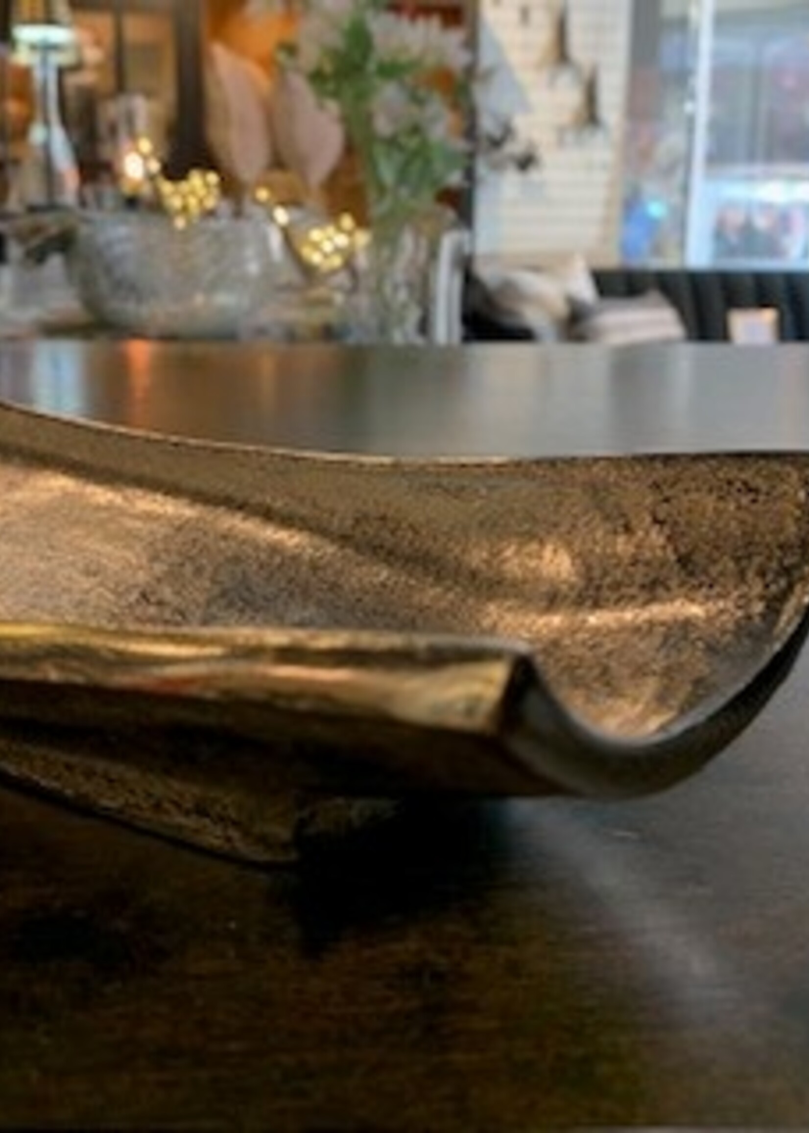 Bowring Yasmin Large Centerpiece * 5.5" x 17.5" * Nickel Finish