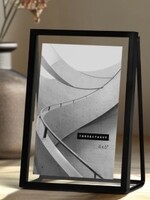 Structure Black Metal Easel Floating Frame * 4" x 6"
