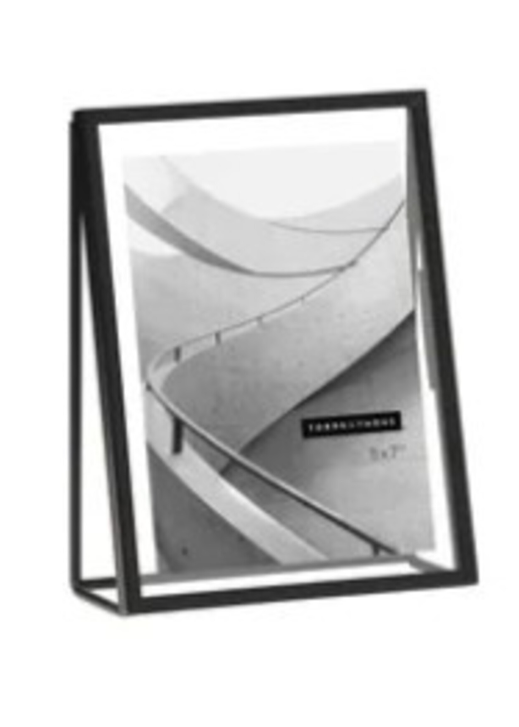 Torre & Tagus Structure Black Metal Floating Frame * 5" x 7"