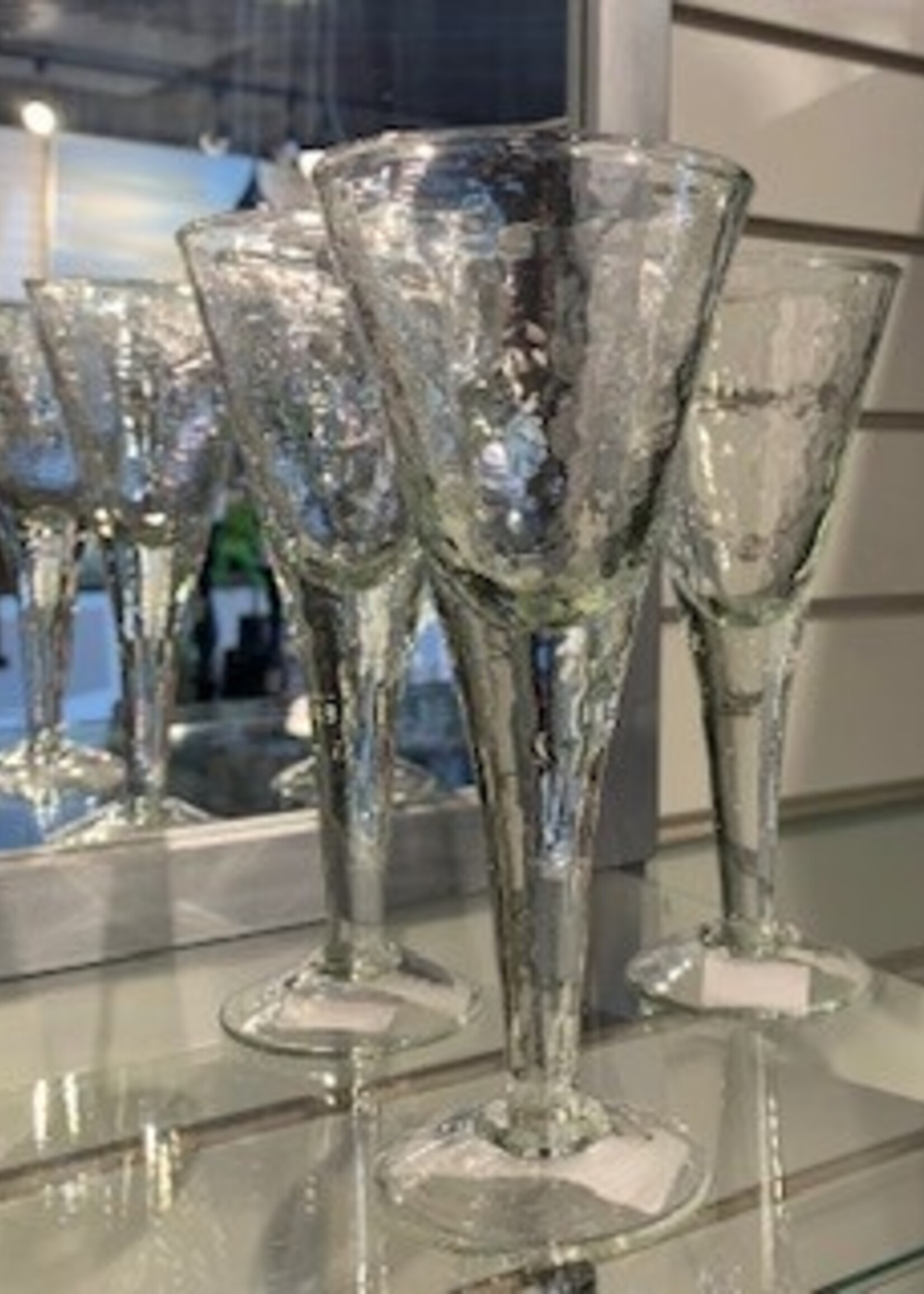 Indaba Valdes Champagne Glass  * Handmade