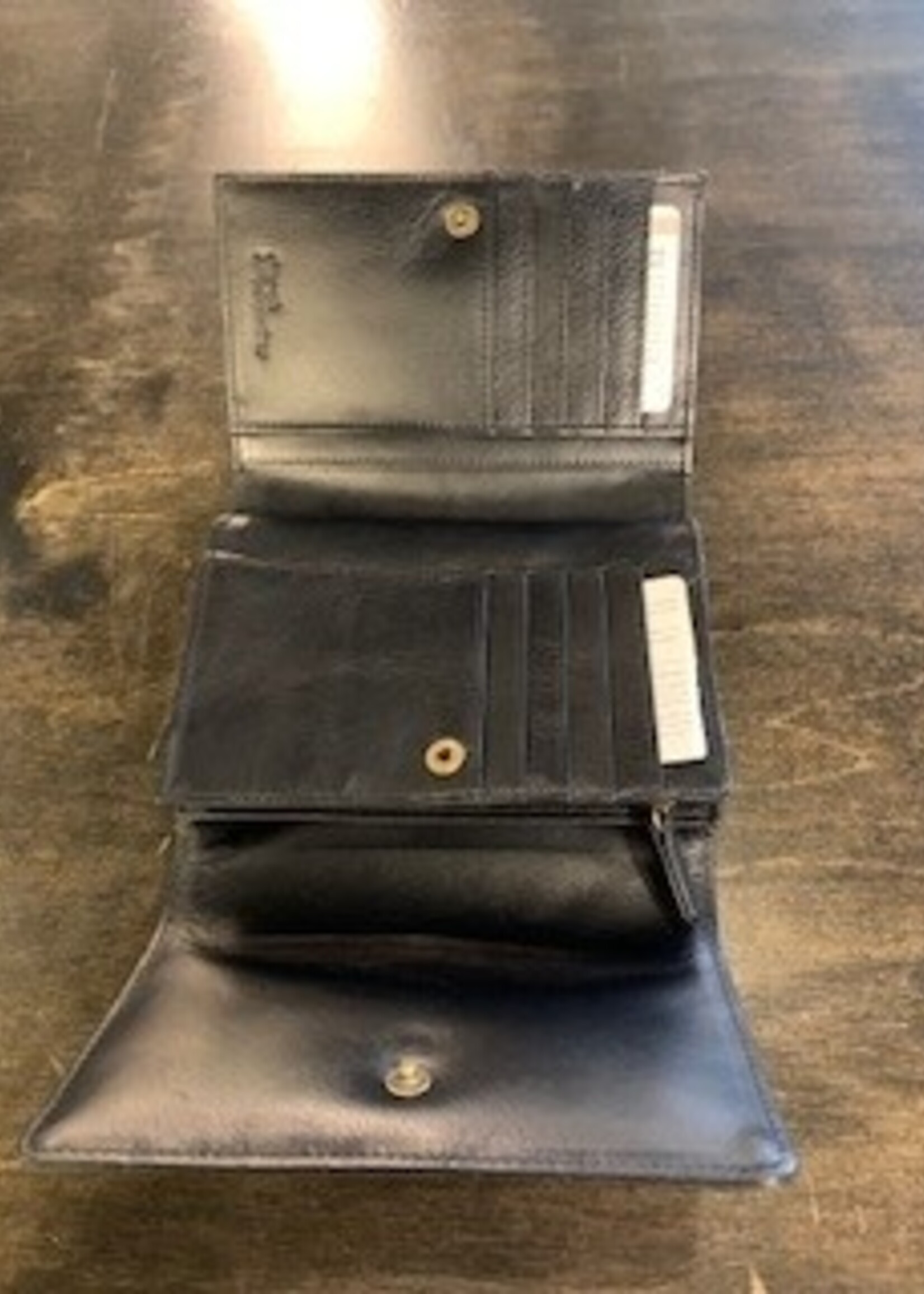 Derek Alexander Derek Alexander Ladies BR 1303 Clutch Wallet * Black