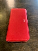 Darling Darling's Zippered Wallet * 8" x 4" * Red