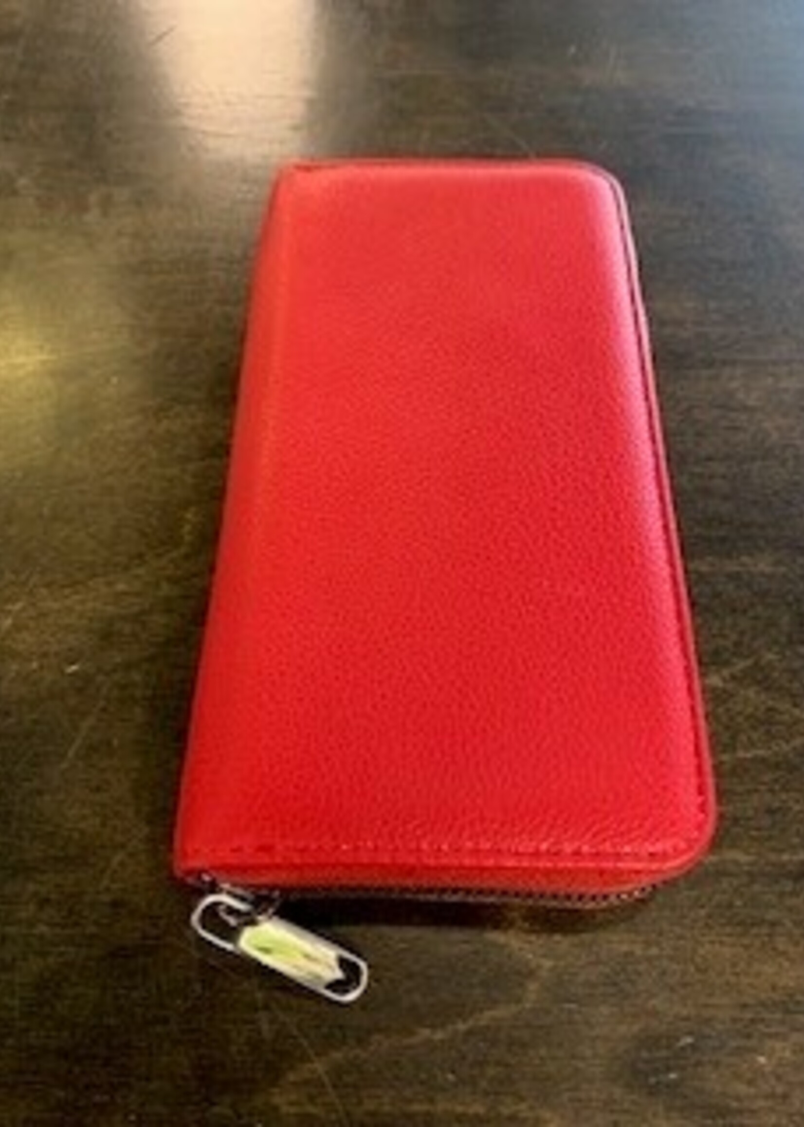 Darling Darling's Zippered Wallet * 8" x 4" * Red