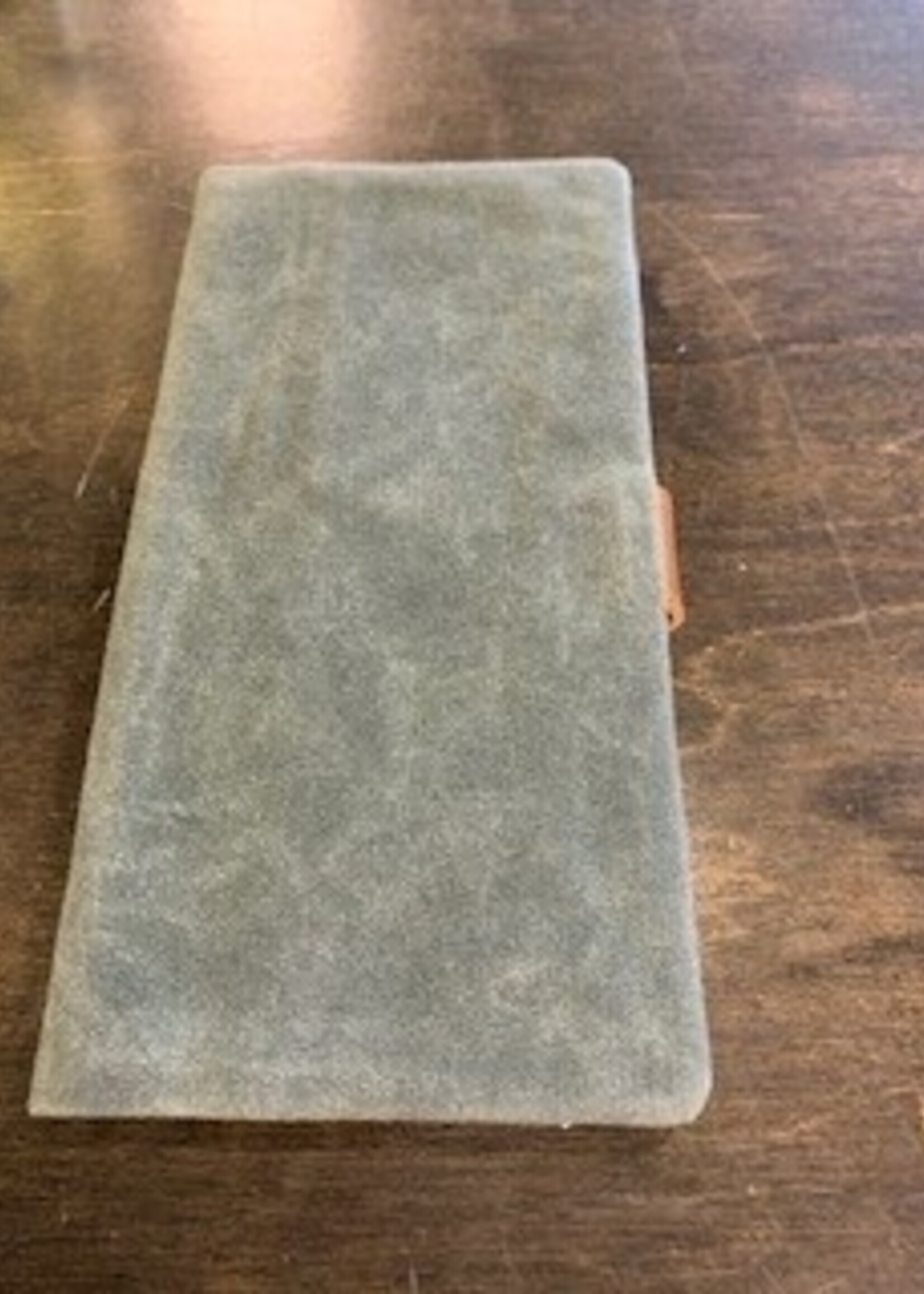 Da Van Waxed Canvas Short Wallet * Green