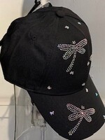 Picabo Mode Butterfly Baseball Cap * Black