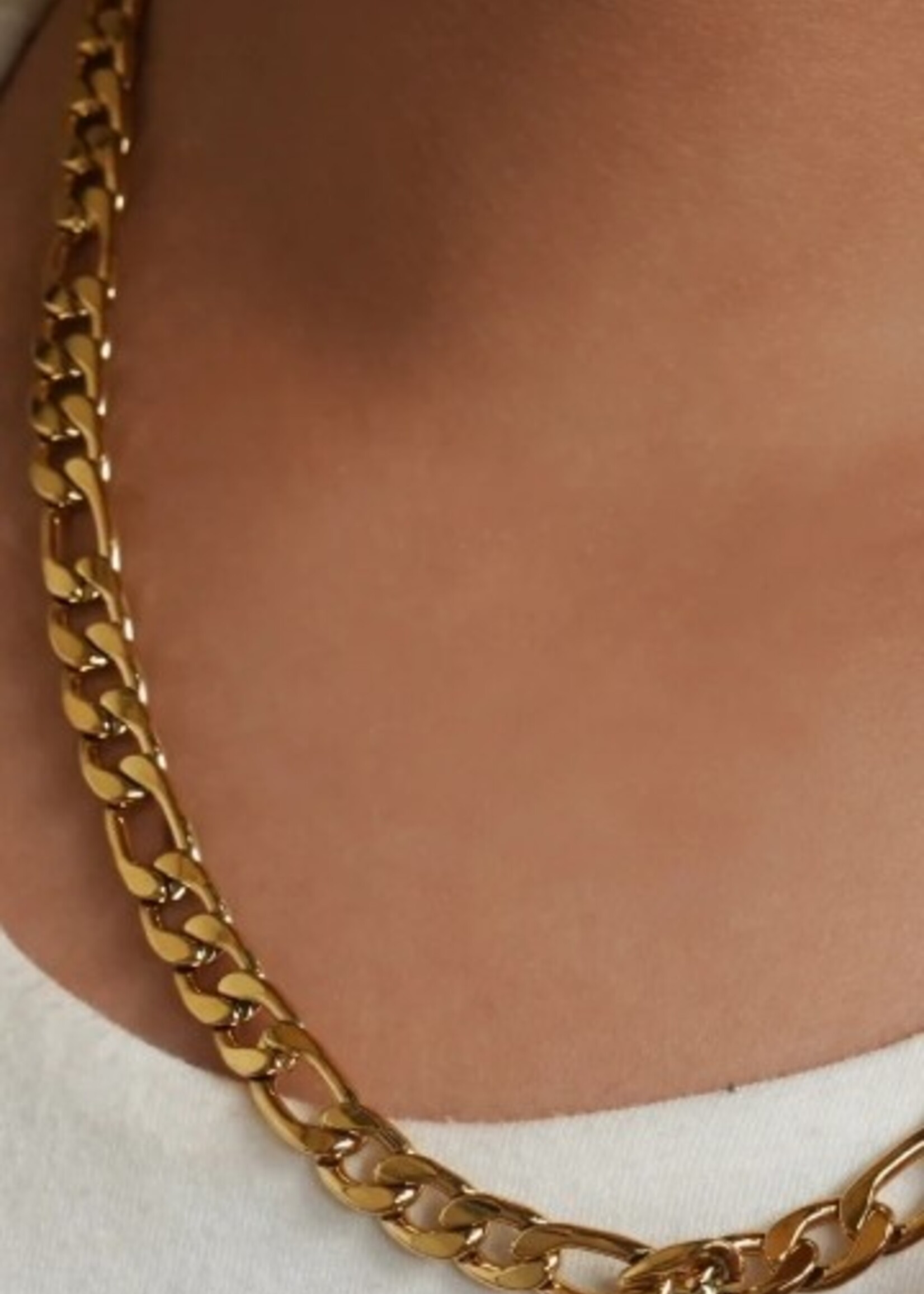 Hackney Nine/Dye Cast Sutton Gold Necklace
