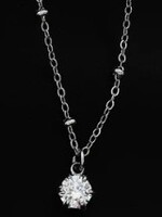 Hackney Nine/Dye Cast Kadiri Necklace * White Gold