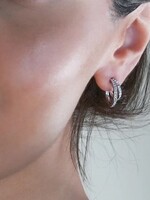 Hackney Nine/Dye Cast Botega Silver Earrings