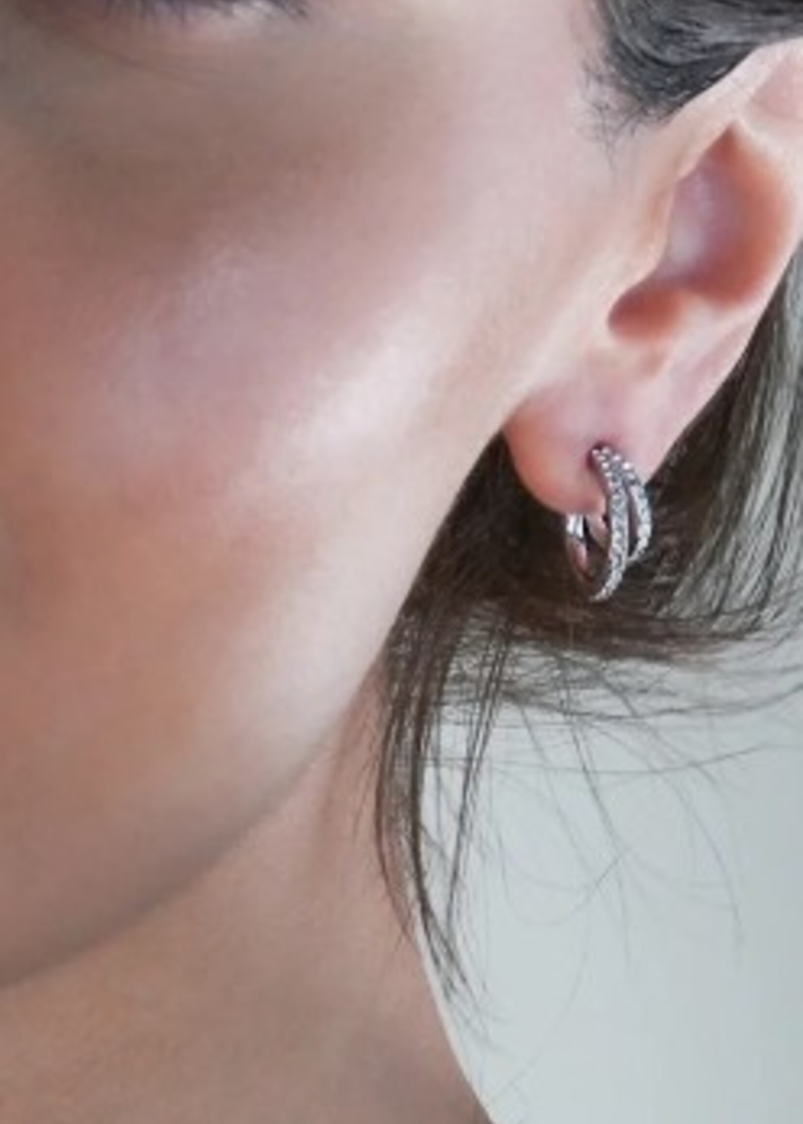 Hackney Nine/Dye Cast Botega Silver Earrings