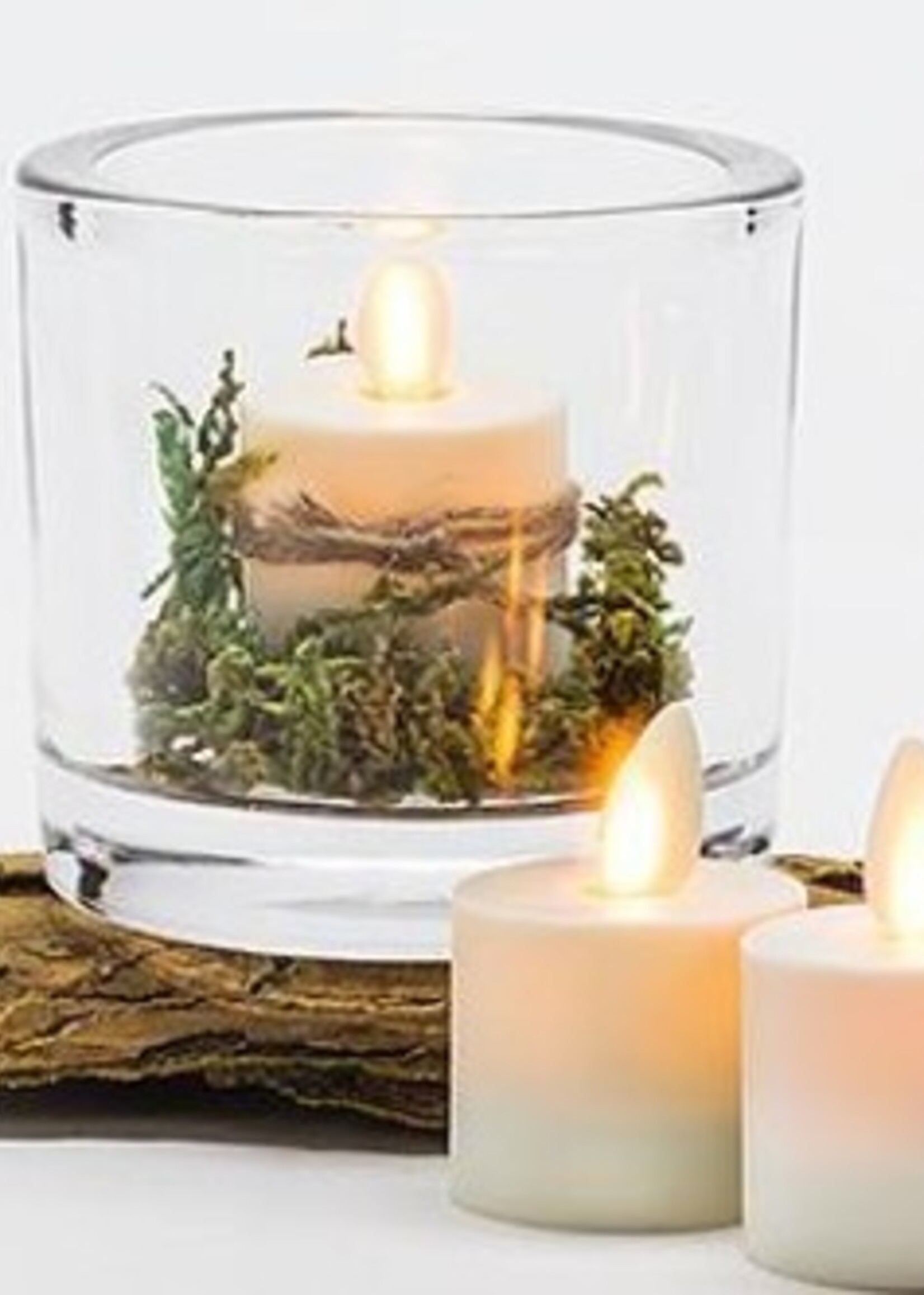 Abbott Reallite Flameless Votive * Set of 2 * Ivory
