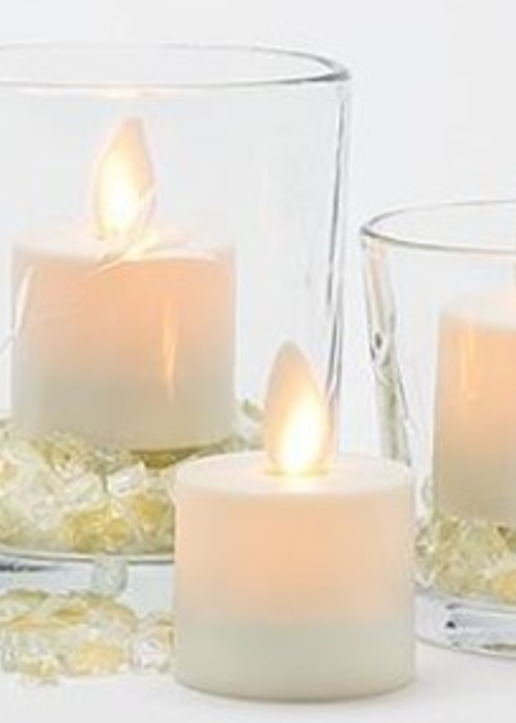 Abbott Reallite Flameless Votive * Set of 2 * Ivory