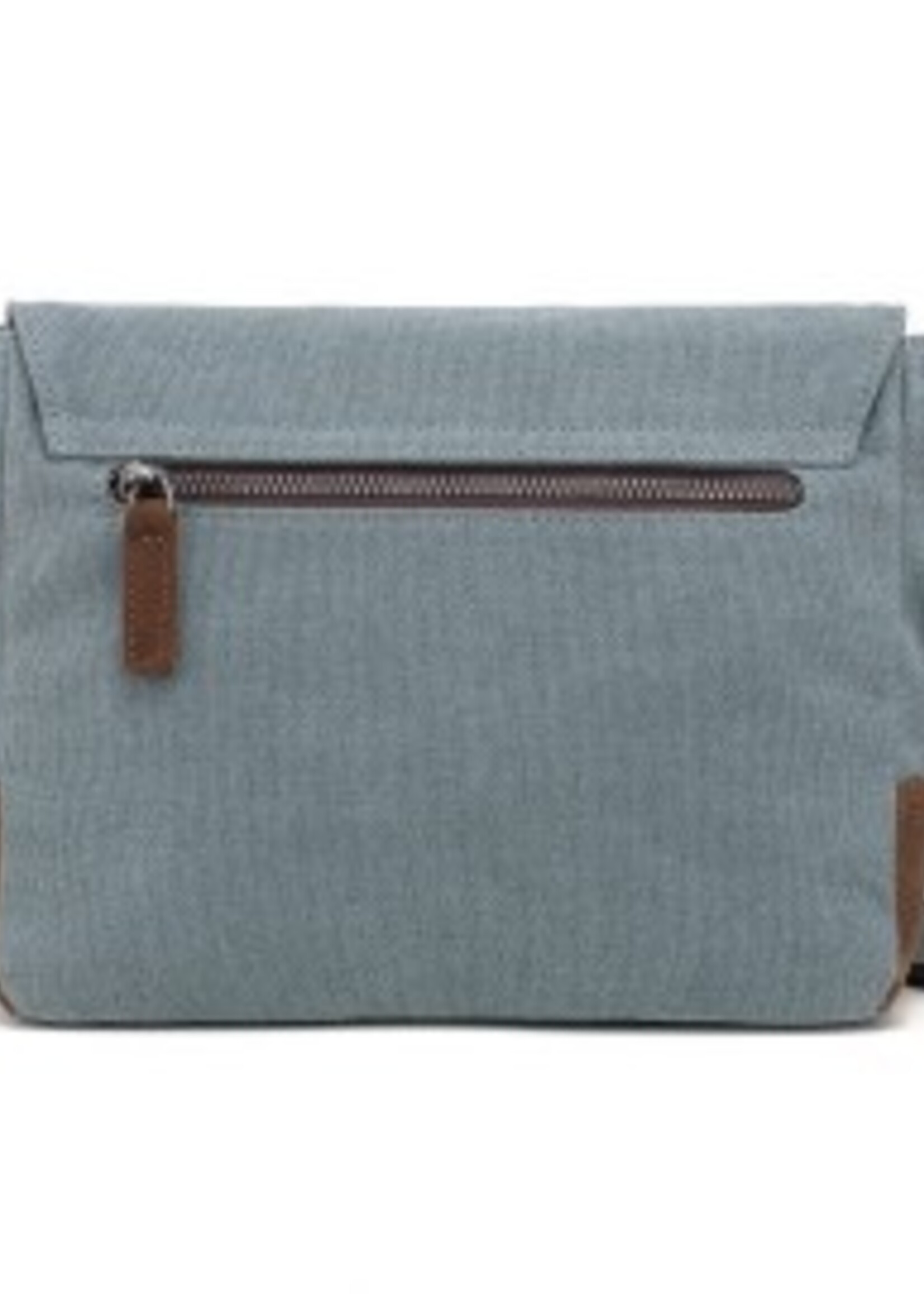 Da Van Canvas Shoulder Bag with Leather Trim * SB544 * Turquoise
