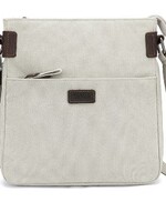 Da Van Canvas Small Crossbody with Leather Trim * SB609 * Cream