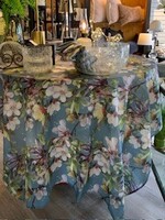 Harman Magnolia Table Cloth * Blue * 60" x 90"