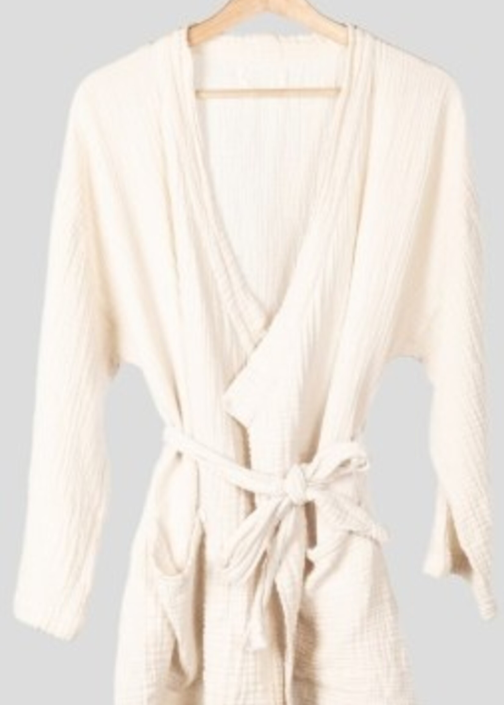 Pokoloko Crinkle Cardigan * Oversize * Cream