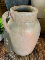 Indaba Rhodes Pitcher Vase * Small * Reactive Brown