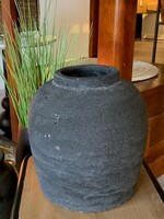 Indaba Volos Vase * Small * Black