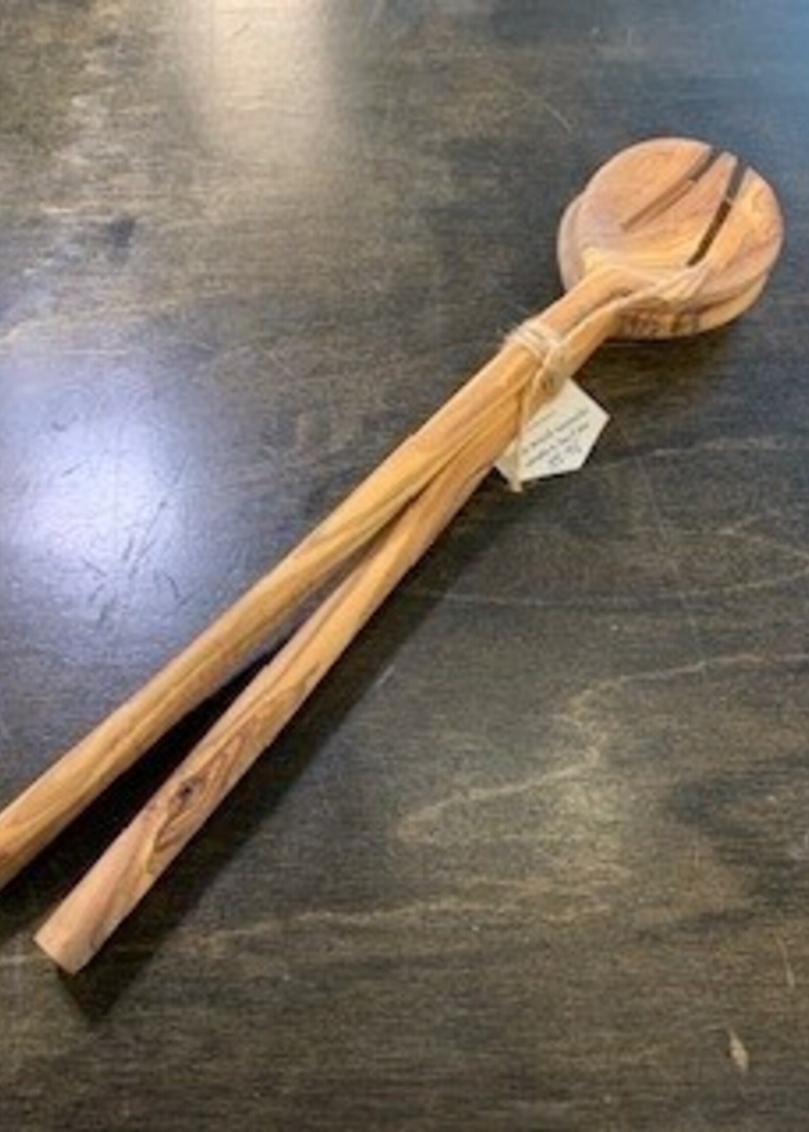 Danica Olive Wood Salad Servers
