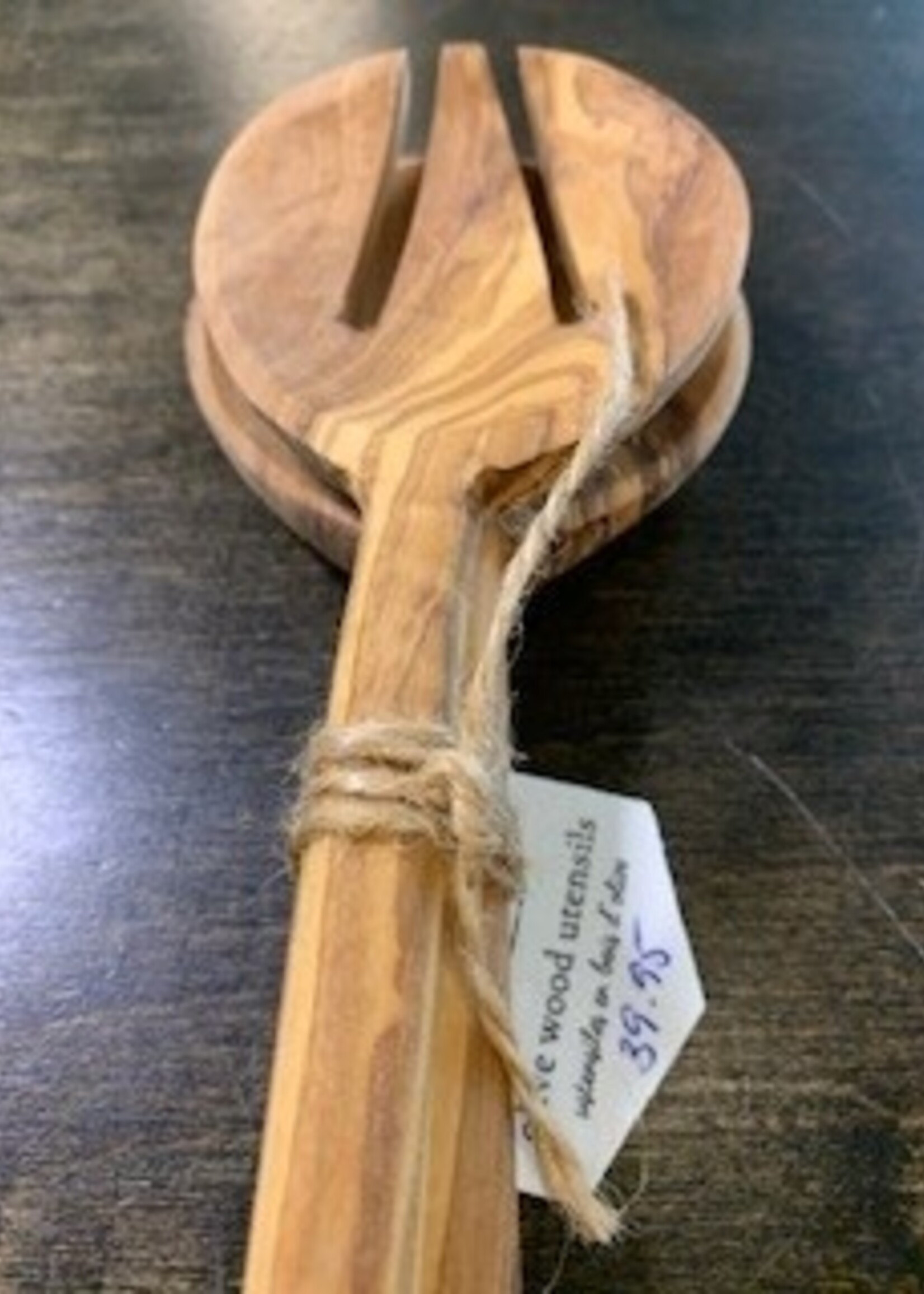 Danica Olive Wood Salad Servers