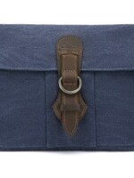 Da Van Canvas Shoulder Bag with Leather Trim * SB544 * Blue