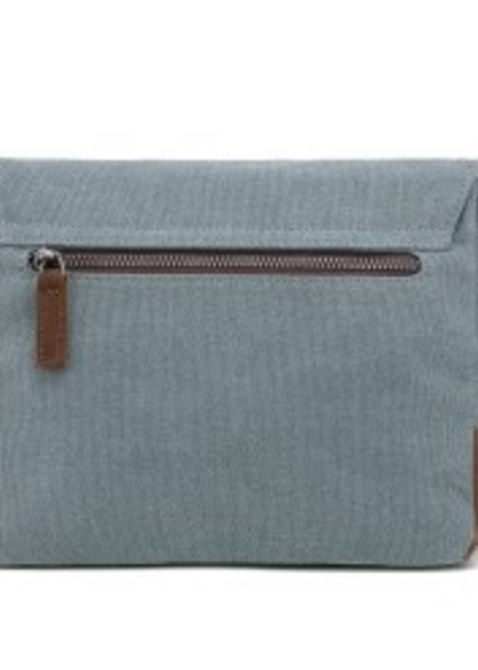 Da Van Canvas Shoulder Bag with Leather Trim * SB544 * Blue